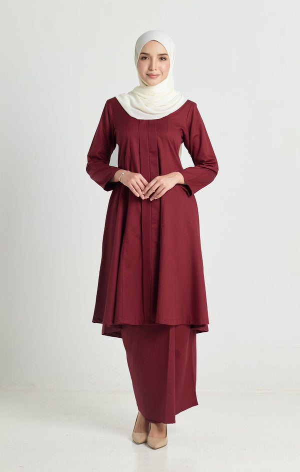 Luna Kebarung Klasik | Dark Maroon